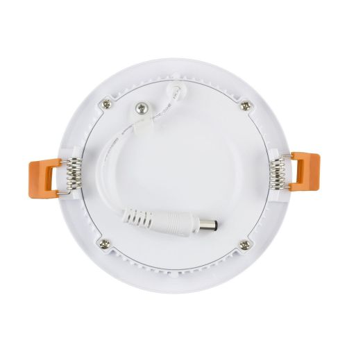 Downlight placa LED circular ultrafina 9W corte 12cm de empotrar