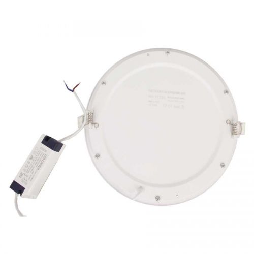 Downlight placa LED circular ultrafina 22W corte 22cm de empotrar